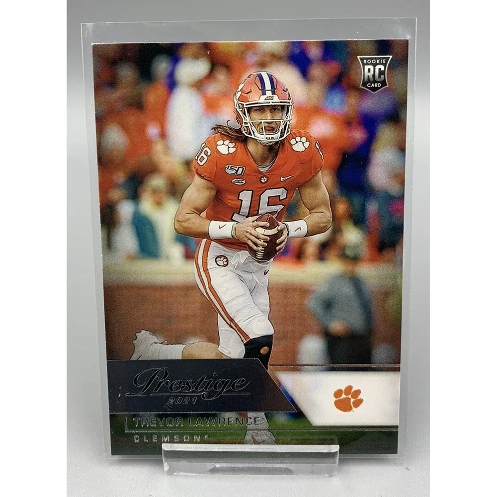 Trevor Lawrence 2021 Panini Chronicles Draft Picks Prestige Rookie #79 Clemson !